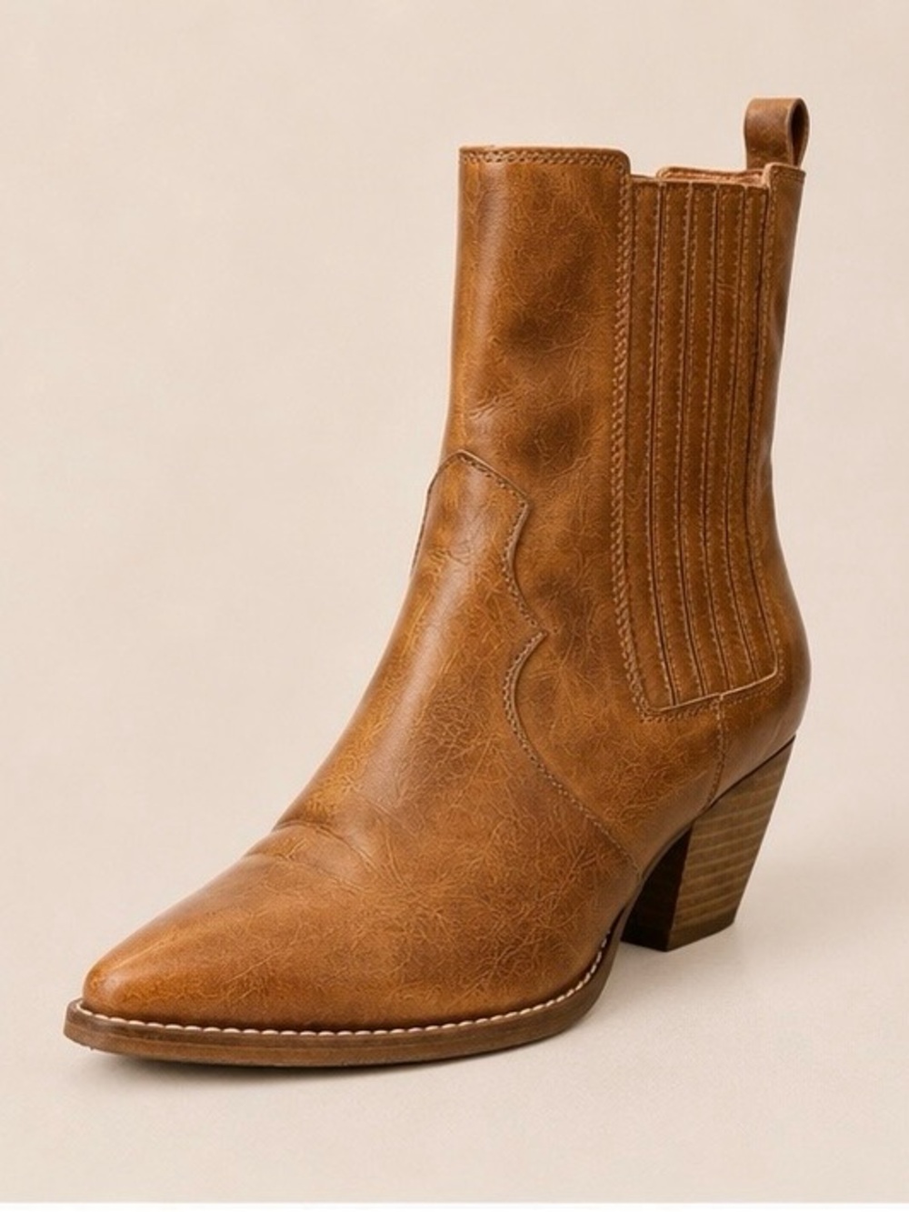 Beast Fashion Western Ankle Booties
